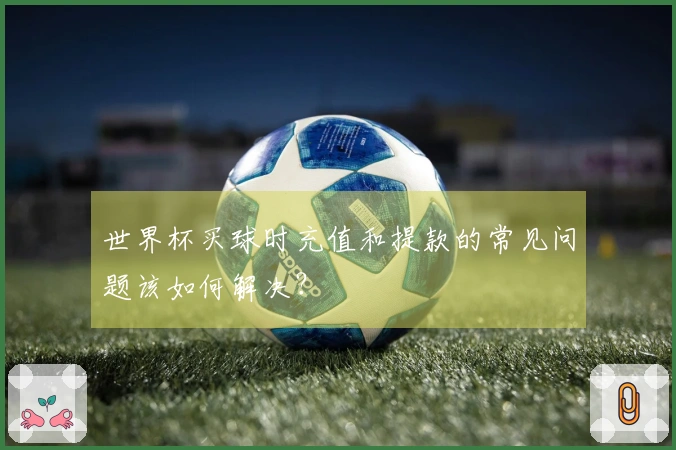 世界杯买球时充值和提款的常见问题该如何解决？